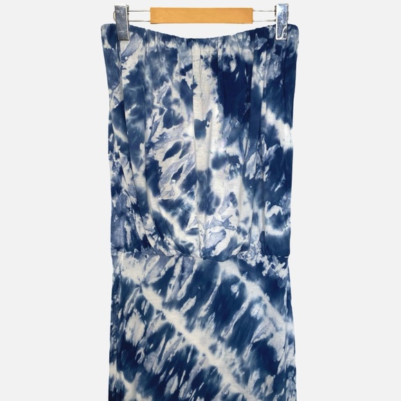 YOUNG FABULOUS & BROKE size S strapless ombre maxi dress - Picture 3 of 7